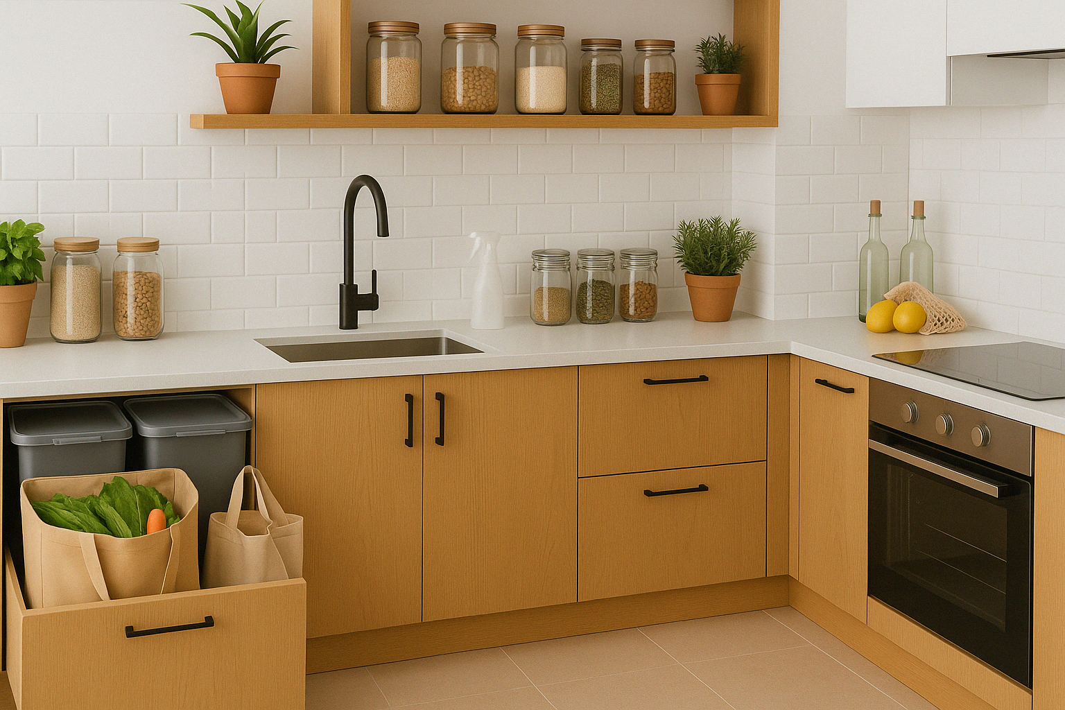 Zero waste konyha: tervezési tippek a fenntartható otthonhoz